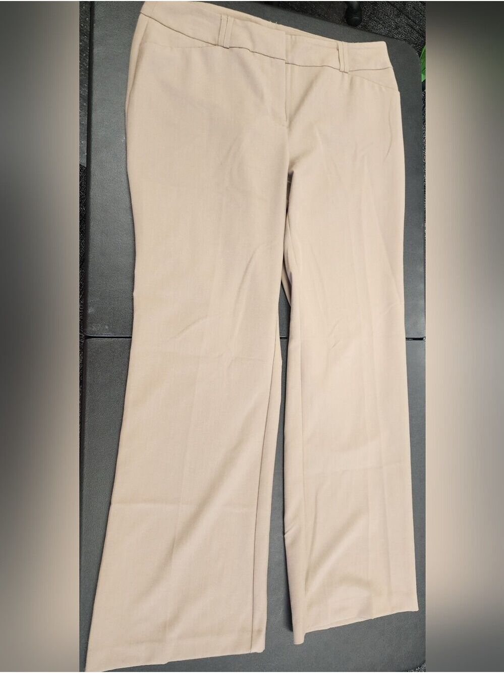 Alfani Women's Beige Sz 10 Pants Straight-Leg Dress Pants
